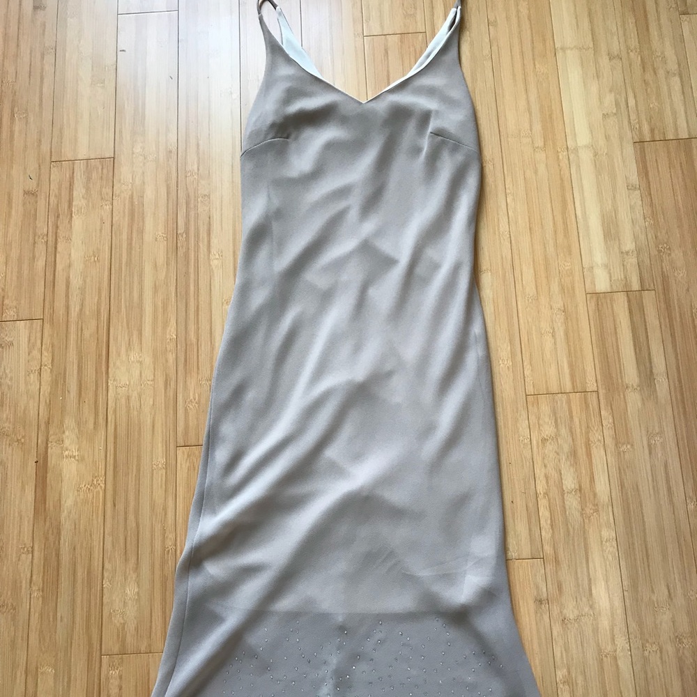 Shear evening dress